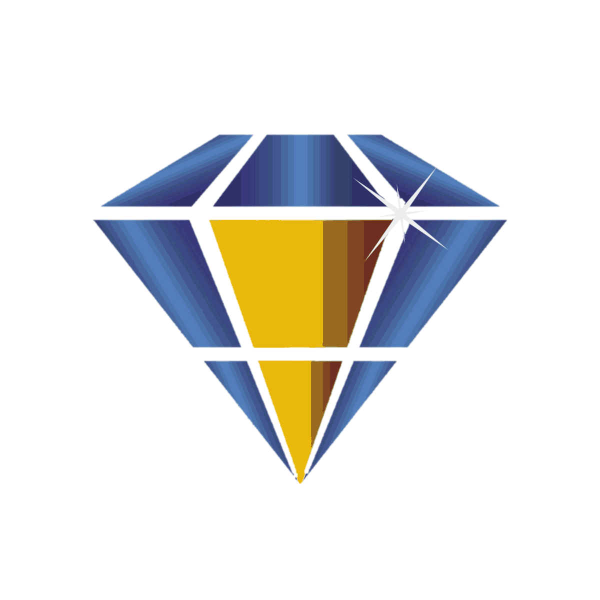 Premium real estate services concept with diamond icon representing quality properties and modern amenities